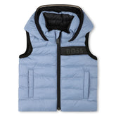 BOSS Baby Boys Puffer Jacket Grey Black
